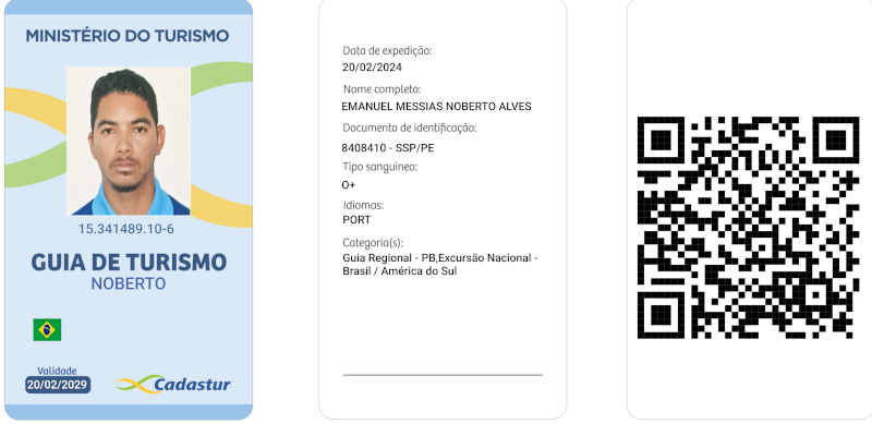 crachá do Guia Noberto